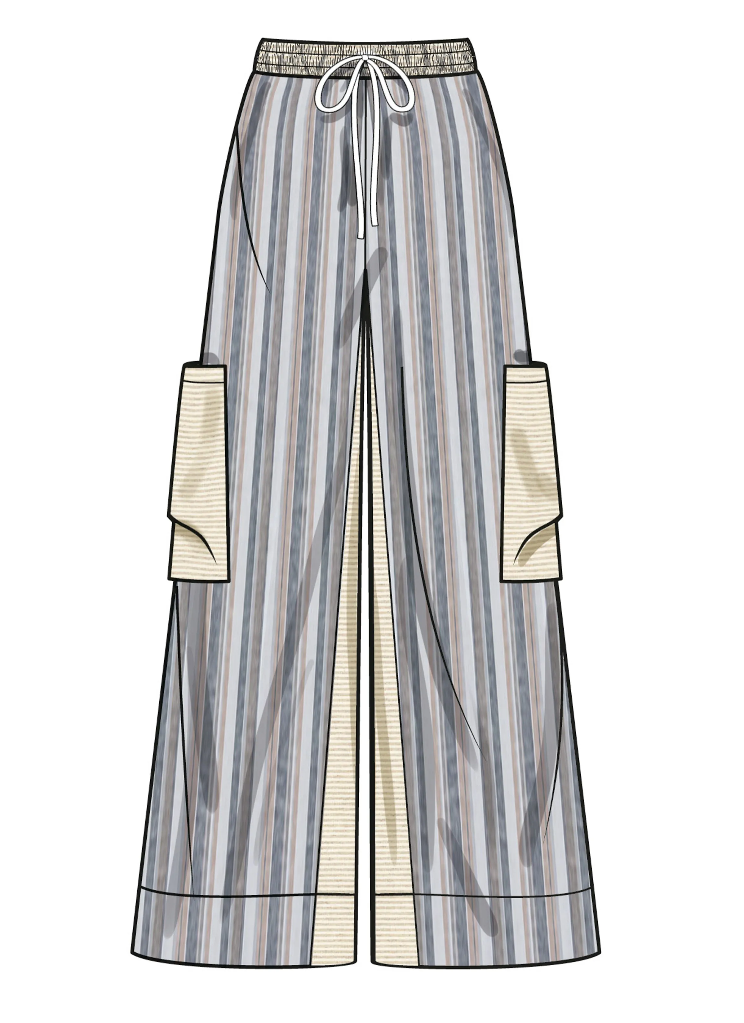 Simplicity Sewing Pattern 9956 Wide Leg Trousers and shorts