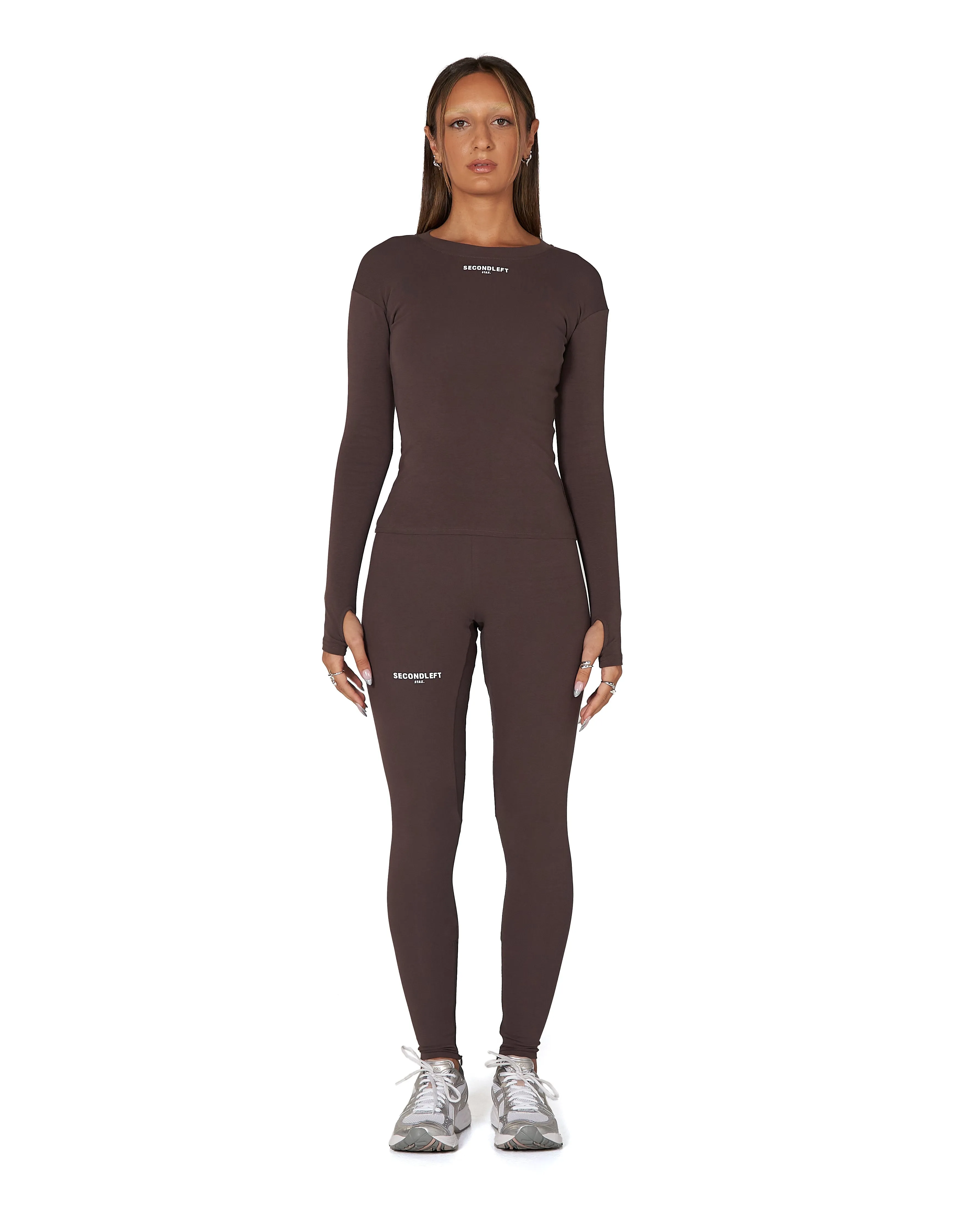 SL BW Full Length Tights Sable - Brown