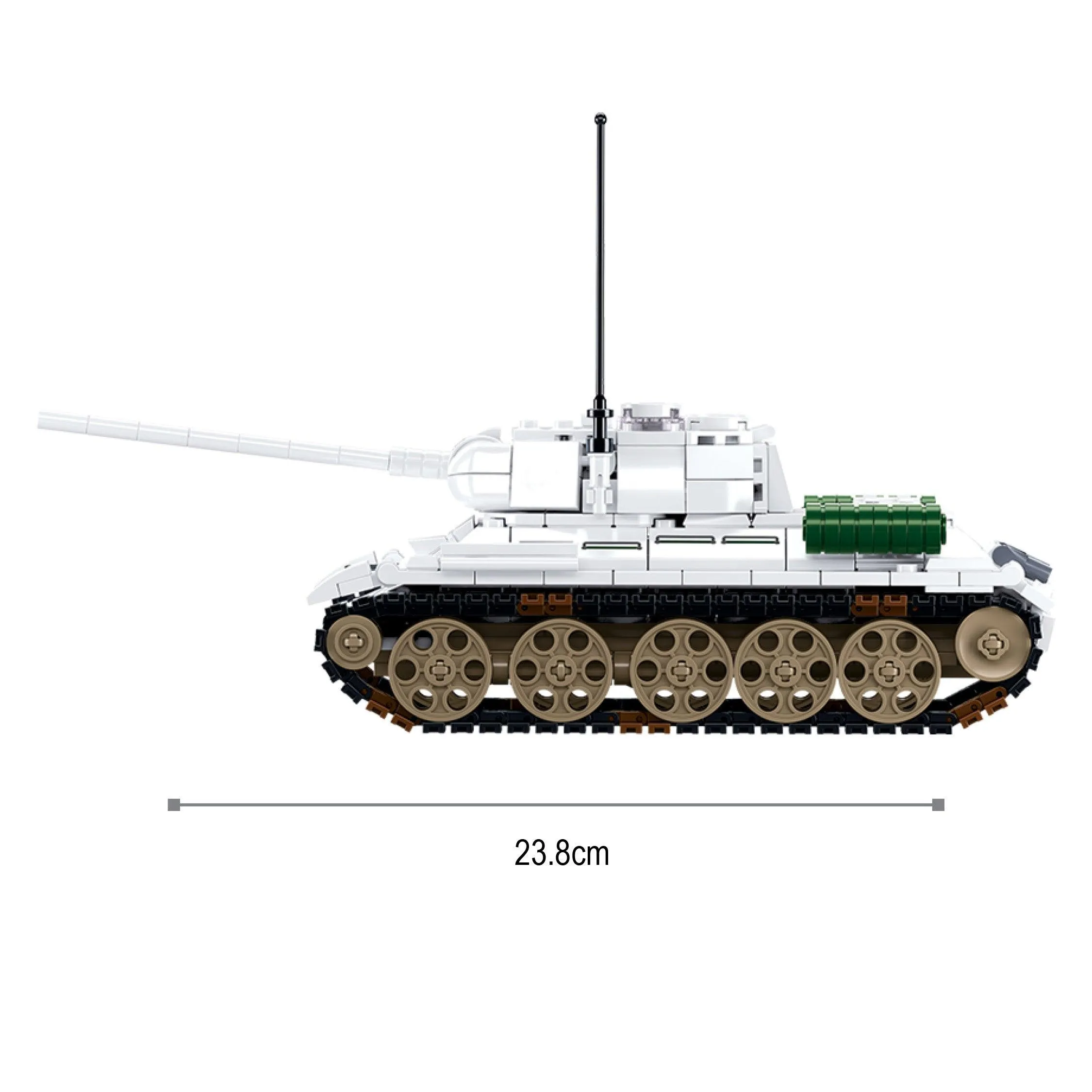 Sluban T-34/85 Medium Tank, Building Blocks For Ages 6 