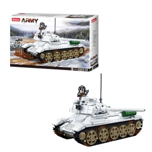 Sluban T-34/85 Medium Tank, Building Blocks For Ages 6 