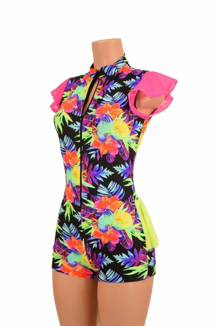 Sonic Bloom Ruffle Rump Romper