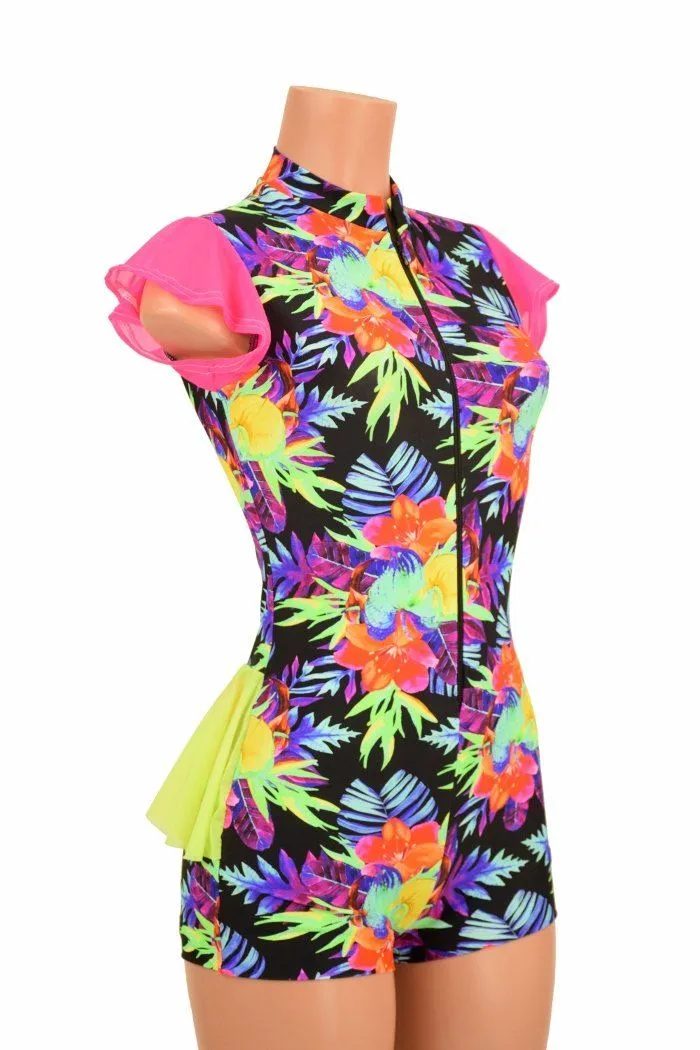 Sonic Bloom Ruffle Rump Romper