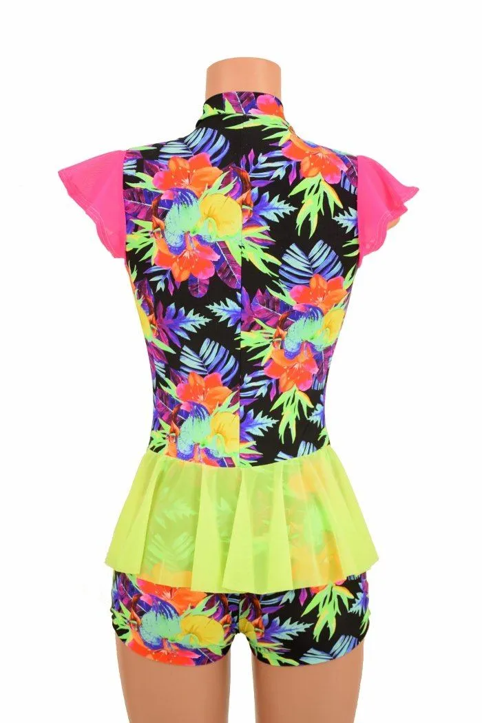 Sonic Bloom Ruffle Rump Romper
