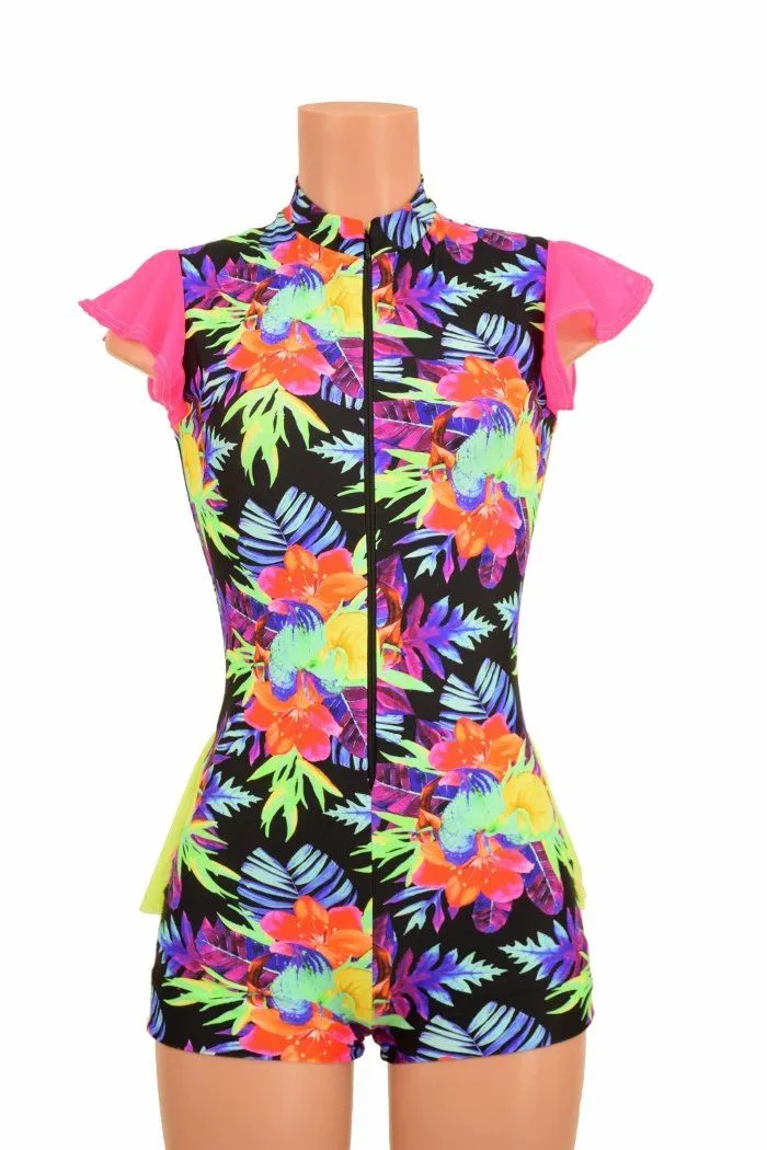 Sonic Bloom Ruffle Rump Romper