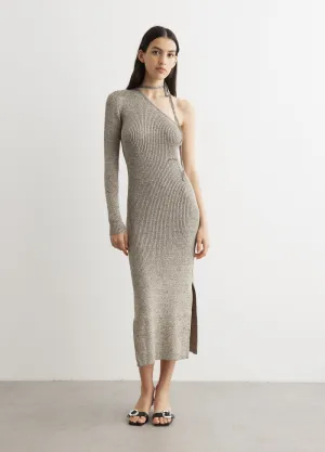 Sparkle One-Sleeve Dress