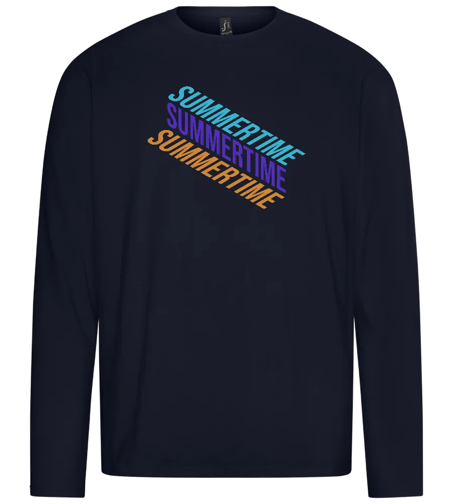 Summertime Design - Premium men's long sleeve t-shirt