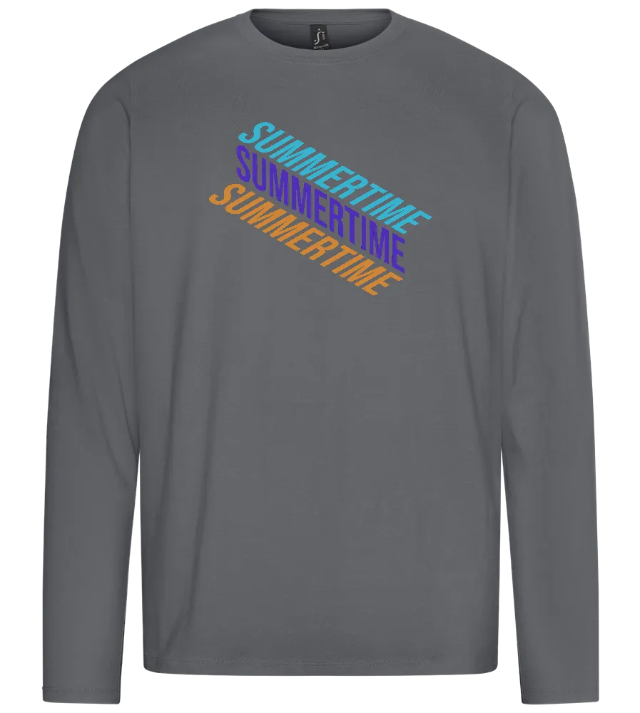 Summertime Design - Premium men's long sleeve t-shirt