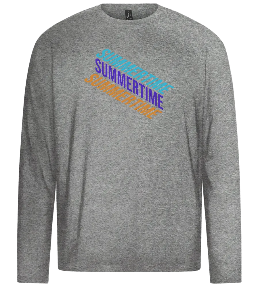 Summertime Design - Premium men's long sleeve t-shirt