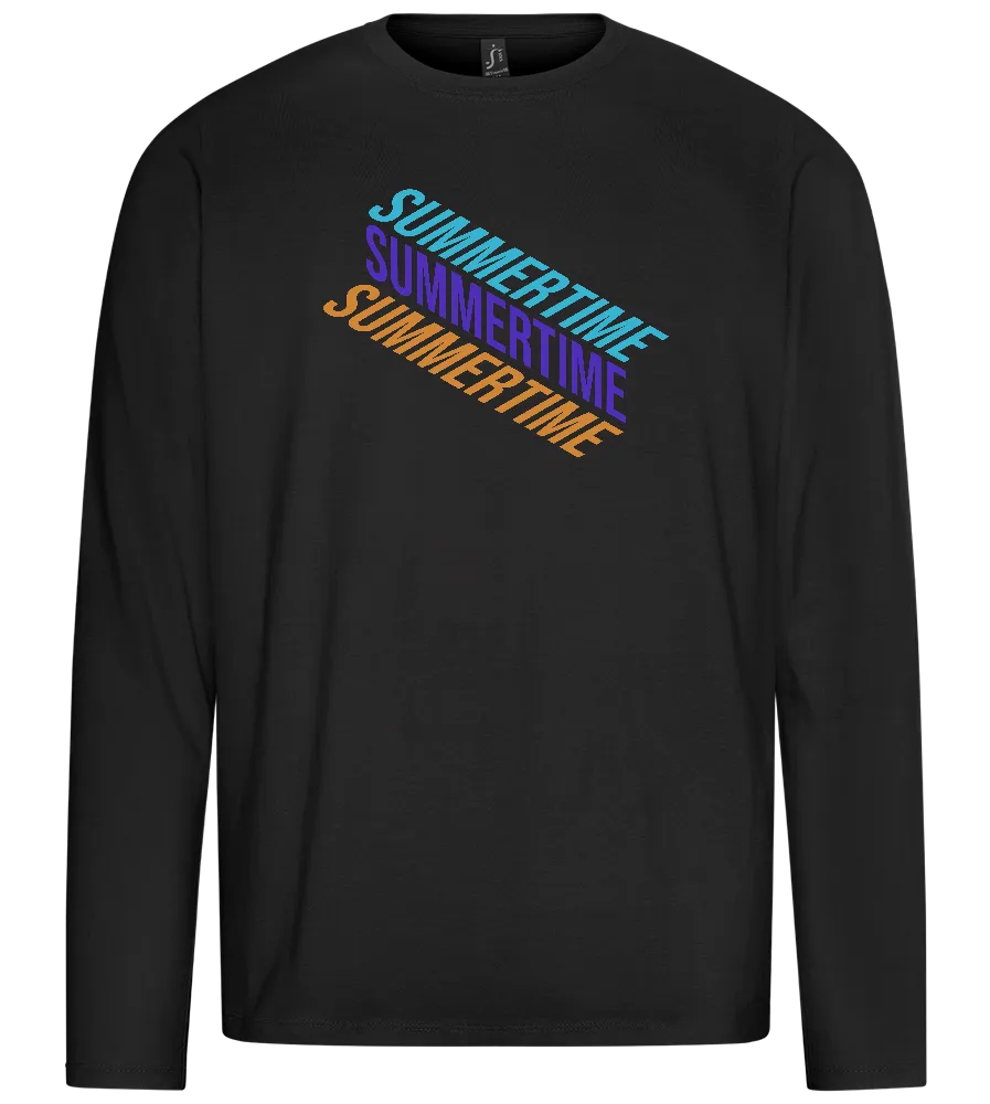 Summertime Design - Premium men's long sleeve t-shirt