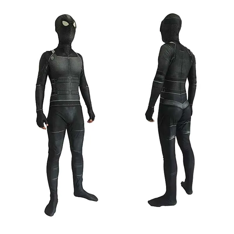 Superhero Spider Zentai Bodysuit Men Halloween Adult Kids 3D Cosplay Costumes