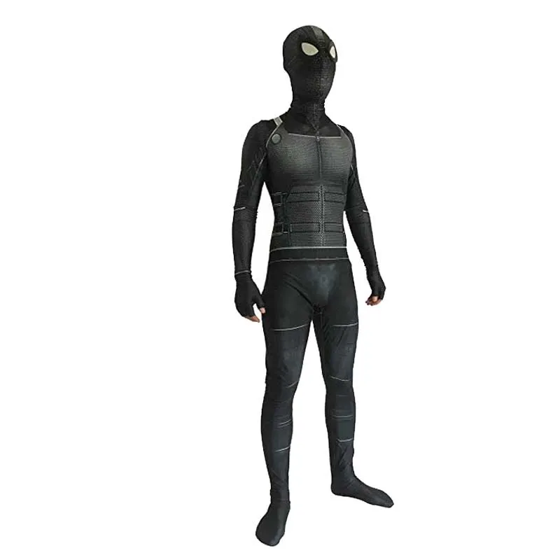 Superhero Spider Zentai Bodysuit Men Halloween Adult Kids 3D Cosplay Costumes