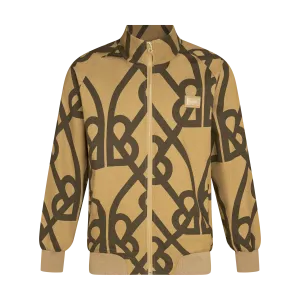 THE DENOGRAM TRACK JACKET-BROWN