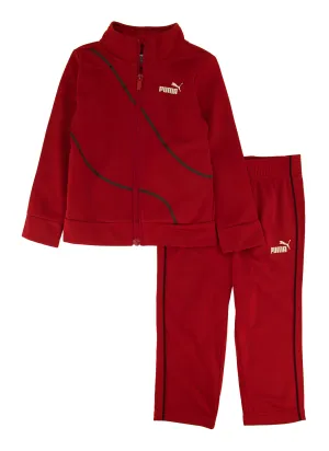 Toddler Boys Puma Contrast Trim Track Jacket and Pants