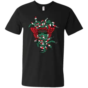Versace Snack Best T-shirt Men V-Neck T-Shirt
