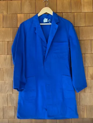 Vintage French Indigo Chore Coat - Trench