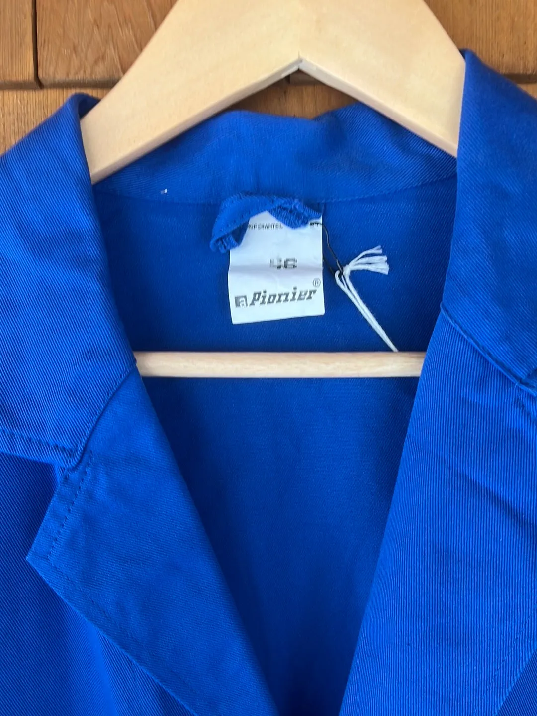 Vintage French Indigo Chore Coat - Trench