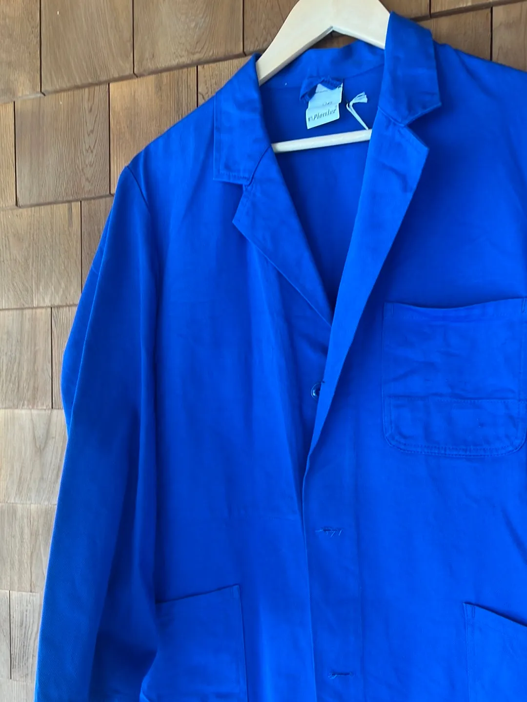 Vintage French Indigo Chore Coat - Trench