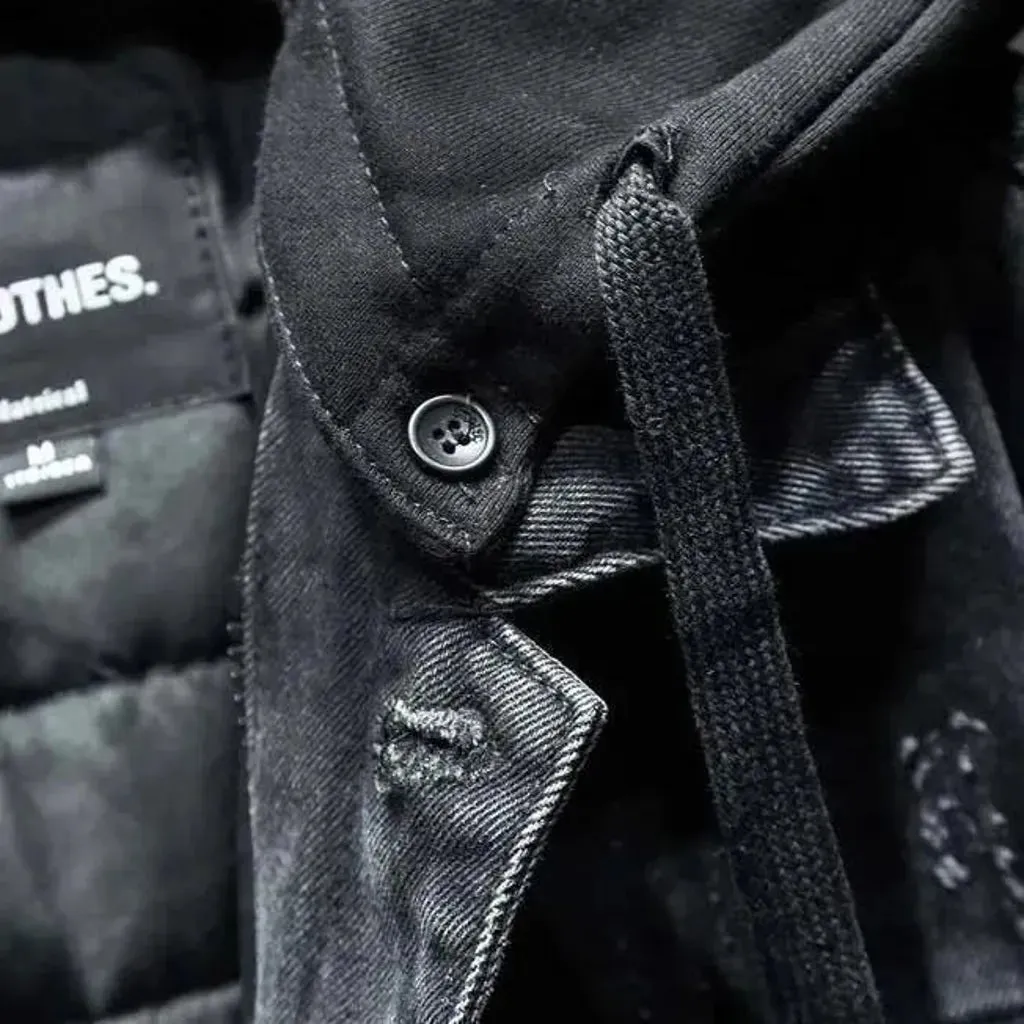 Vintage inspired denim jacket for men