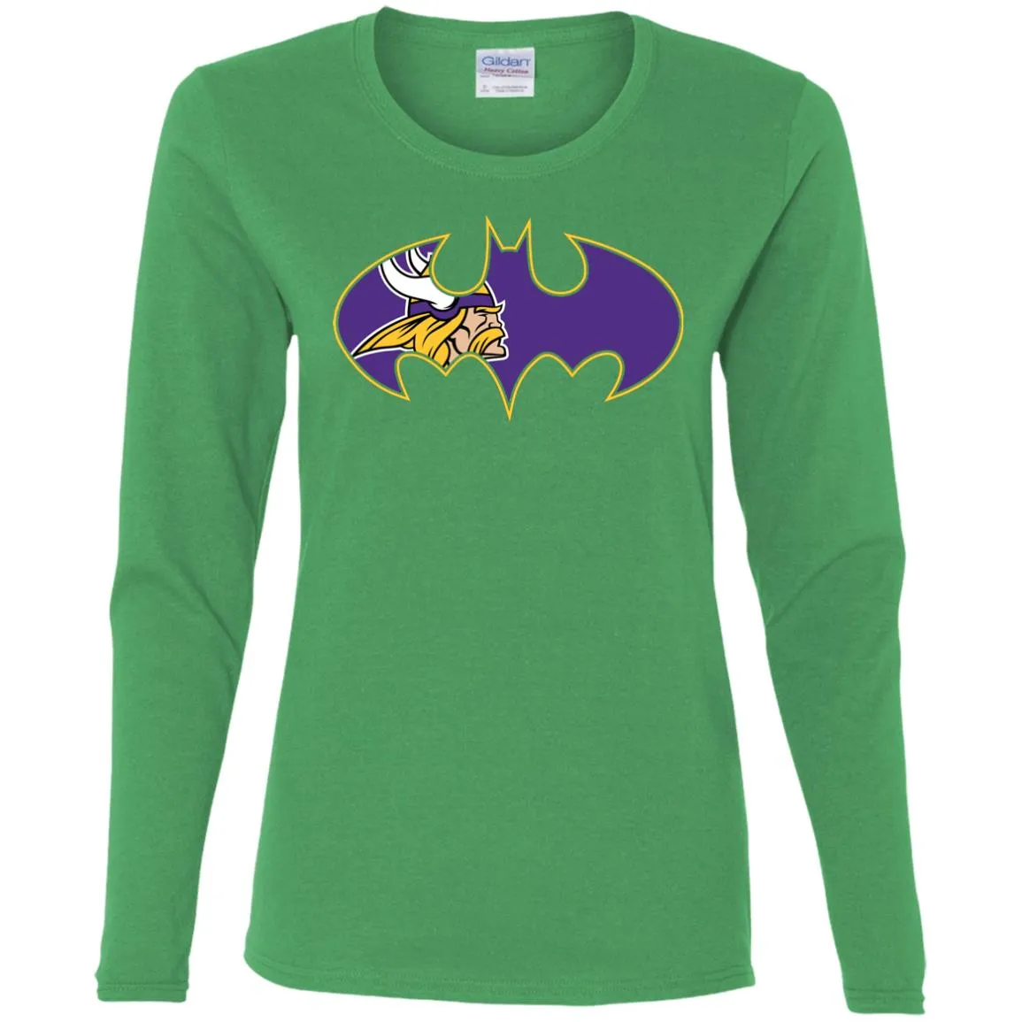 We Are The Minnesota Vikings Batman Nfl Mashup Women Long Sleeve Shirt