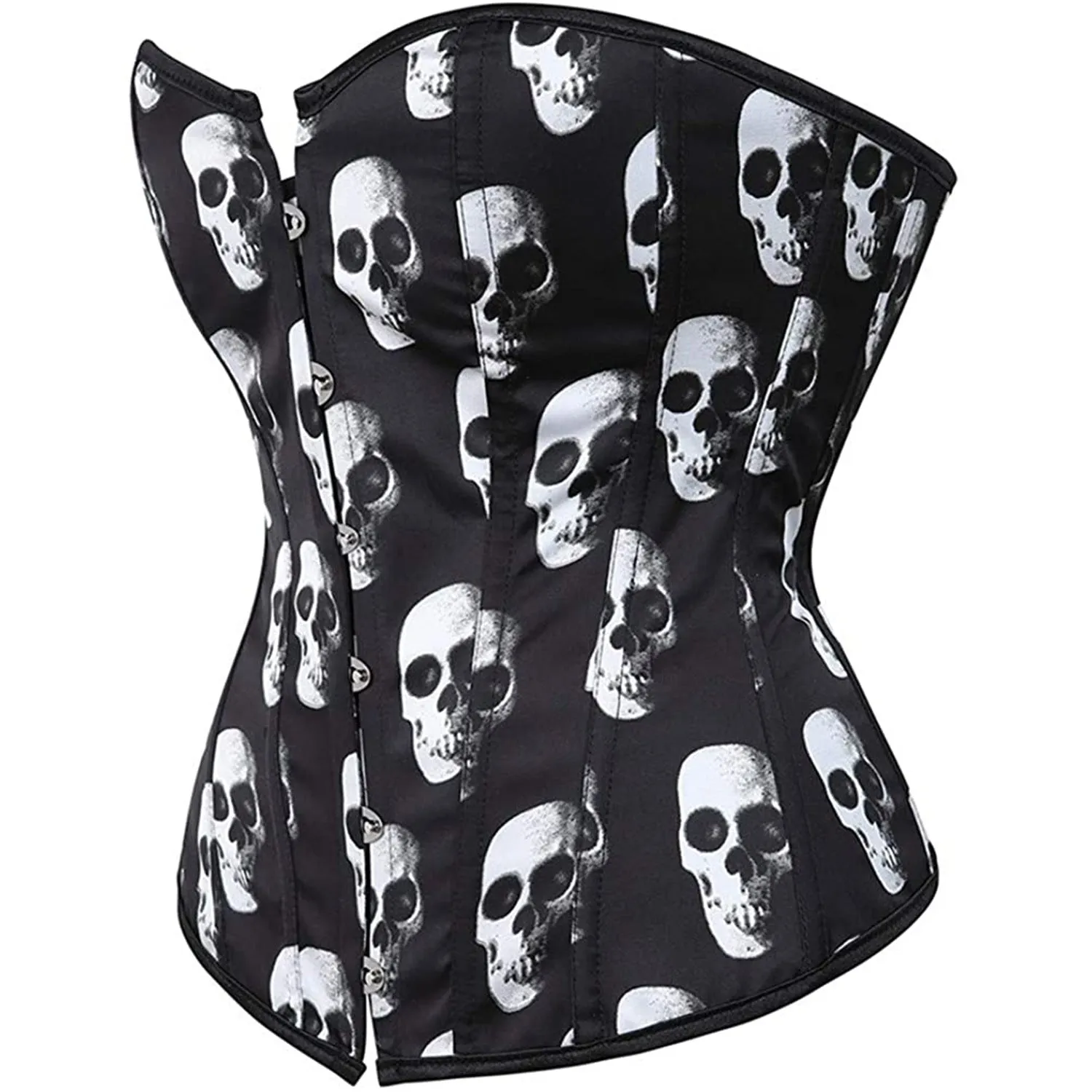 Women's Fashion Simple Skull Printed corset Shapewear
