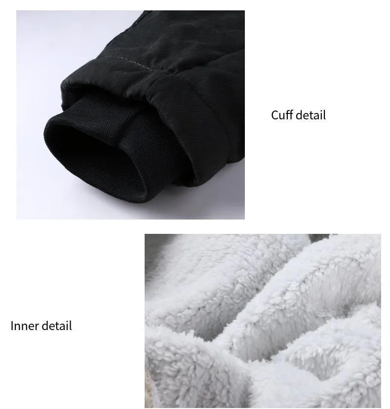 Women's fur collar hooded cotton coat winter warm parka