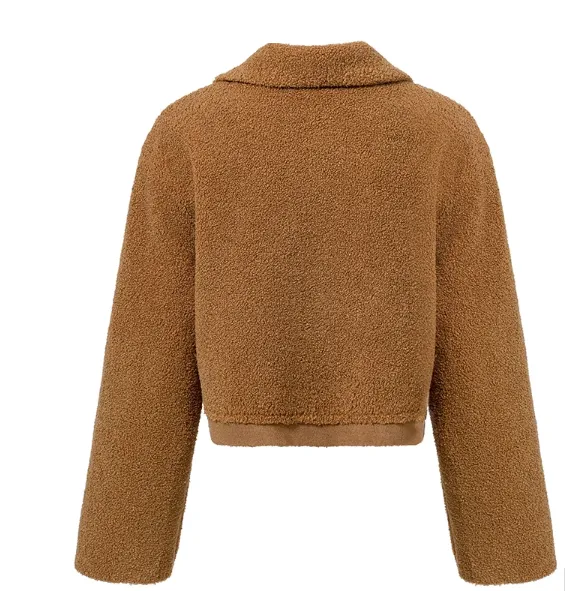 Women's Winter Warm Short Jacket With Zipper