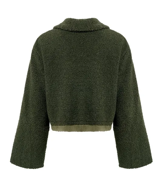Women's Winter Warm Short Jacket With Zipper