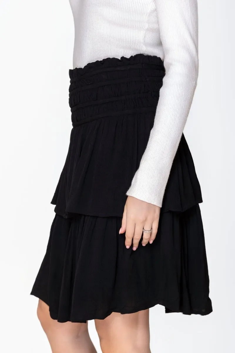 ZENA SKIRT (BLACK) 23"